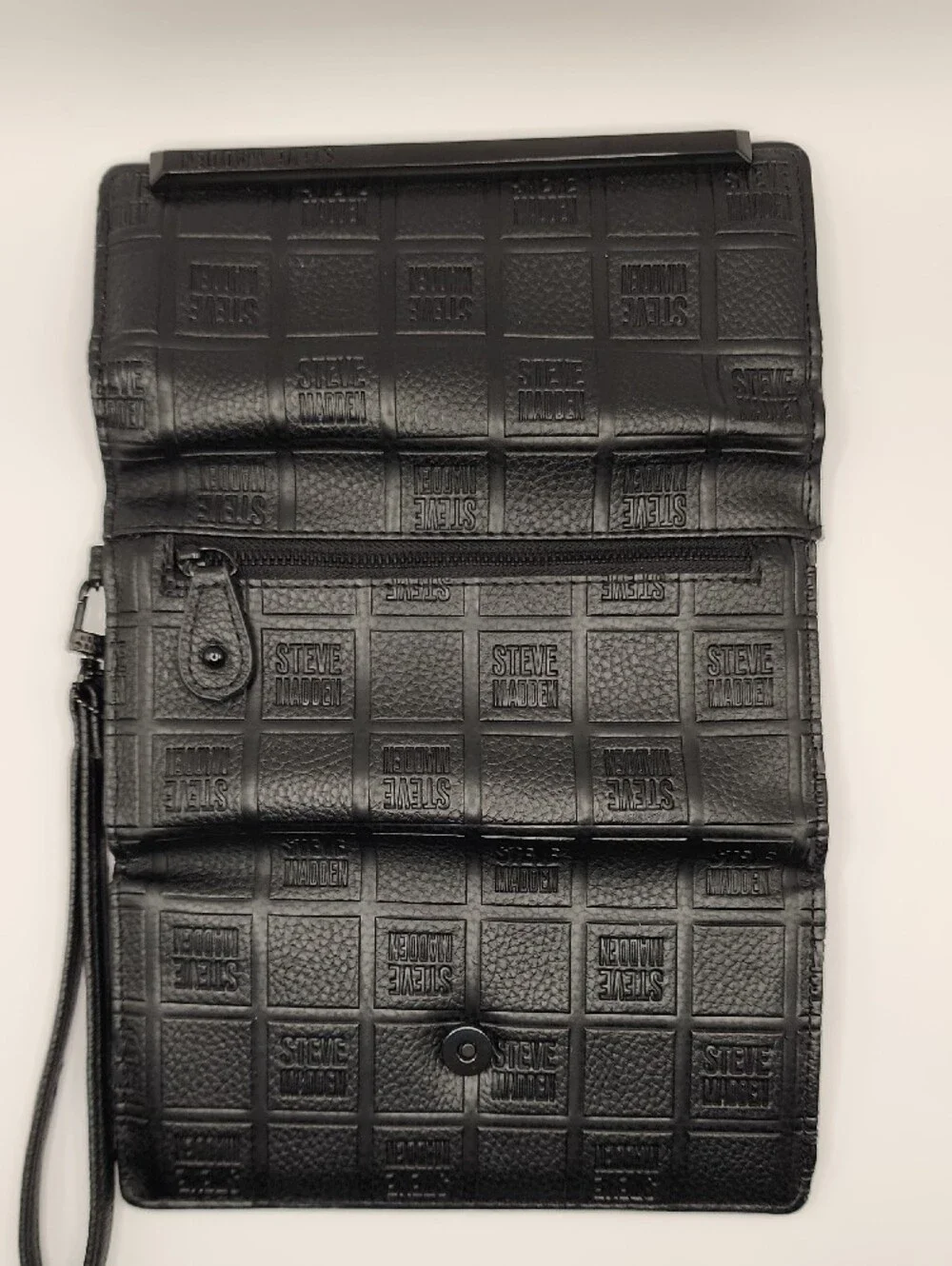 Steve Madden Black Wallet Set